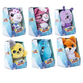 LIL PEEPERS ASSORTED 4 Bumble Bee UPC # 196566388925 - 4 Purple Butterfly UPC # 196566388949 - 4 Orange Fox  UPC # 196566388956 - 4 Blue Elephant UPC # 196566388956 -4 Pink Tiger UPC # 196566388932 - 4 Multi Colored Giraffe UPC # 196566388963